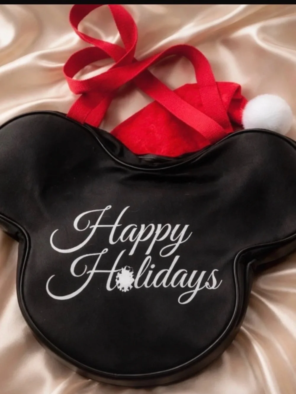 Big Mickey Mouse Holiday Bag - Red/Black